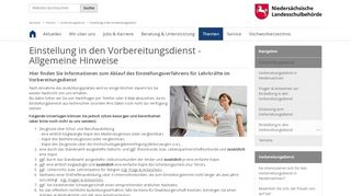 
                            6. Einstellung in den Vorbereitungsdienst - Allgemeine Hinweise ...