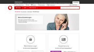 
                            5. Einstellungen - Vodafone Kabel Deutschland Kundenportal - MeinKabel