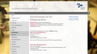 
                            2. Einstellungen | Zentraler Informatikdienst - mdw