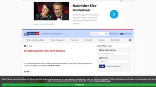 
                            10. Einstellungshilfe: Microsoft Outlook – Berlin.de