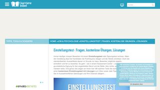 
                            12. Einstellungstest: Fragen, kostenlose Übungen, Lösungen - Karrierebibel