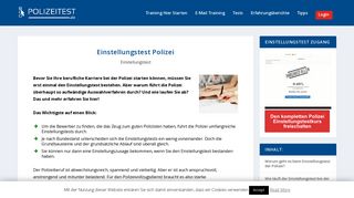 
                            6. Einstellungstest Polizei - Der Polizeitest