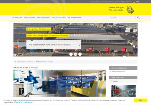 
                            2. Eintrittskarten & Tickets - Service - Für Besucher | Messe Stuttgart ...