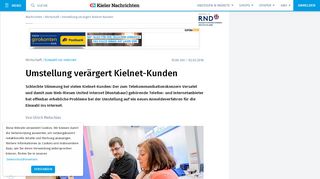 
                            8. Einwahl ins Internet - Umstellung verärgert Kielnet-Kunden - KN-online