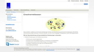 
                            12. Einwohnermeldewesen / KAI-Verfahren / Startseite - KAI-Gruppe