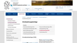 
                            5. Einzelkulturbeiträge (EKB) - Amt für Landschaft und Natur - Kanton ...