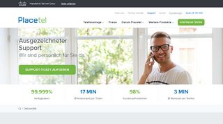
                            4. Einzigartiger Support bei Placetel