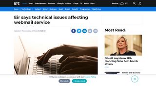 
                            12. Eir says technical issues affecting webmail service - RTE