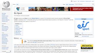 
                            13. Eir Sport - Wikipedia