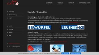 
                            9. Eiswürfel / Crushed Ice - PARTY AS
