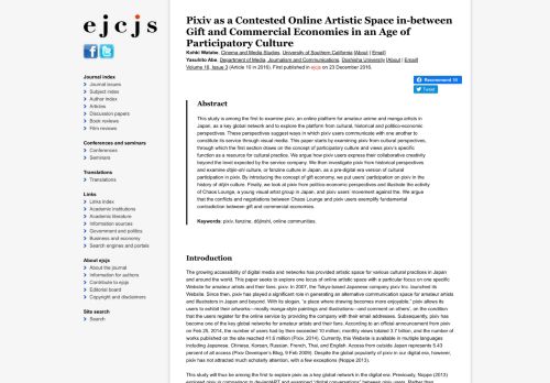 
                            13. ejcjs - Pixiv as a Contested Online Artistic Space in-between Gift and ...