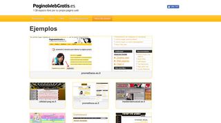 
                            4. Ejemplos - Crear sitio web gratuito - 100% Gratis! - PaginaWebGratis