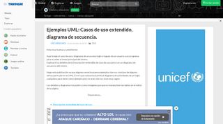 
                            7. Ejemplos UML: Casos de uso extendido, diagrama de secue... en ...