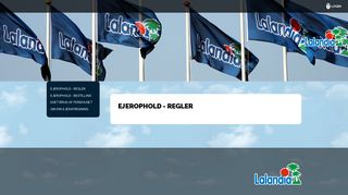 
                            11. Ejerophold - regler | Lalandias portal for feriehusejere