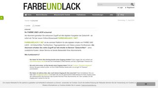 
                            4. eJournal - FARBE UND LACK