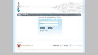 
                            2. eKey Login Page