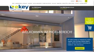 
                            5. ekey PROFI-Bereich | Profis / Partner | ekey.net