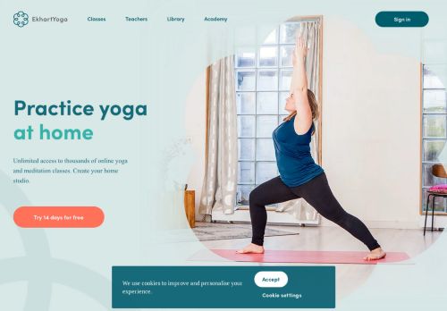 
                            1. Ekhart Yoga: Online yoga classes and courses