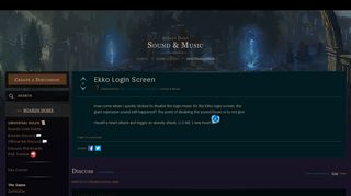 
                            2. Ekko Login Screen - League of Legends Boards