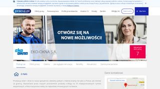 
                            4. EKO-OKNA S.A. - pracodawcy.pracuj.pl