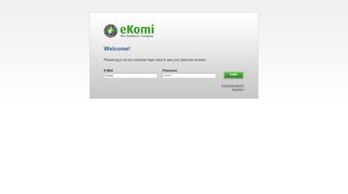 
                            2. eKomi - Customer Login