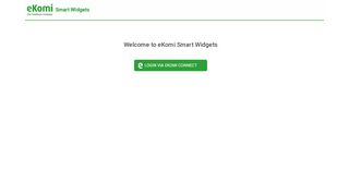 
                            6. eKomi Widgets | Login