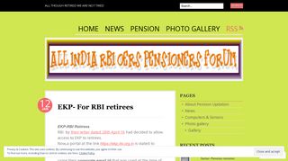 
                            2. EKP- For RBI retirees | all india rbi oers pensioners forum