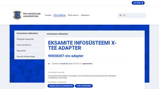 
                            6. Eksamite infosüsteemi x-tee adapter - Riigi infosüsteemi ...