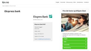 
                            3. Ekspress bank - Lån.no
