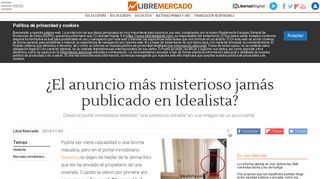 
                            8. ¿El anuncio más misterioso jamás publicado en Idealista?- Libre ...