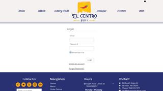 
                            12. El Centro - Login