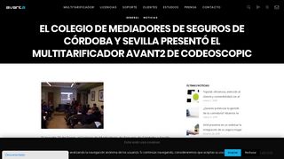 
                            12. EL COLEGIO DE MEDIADORES DE SEGUROS DE CÓRDOBA Y ...