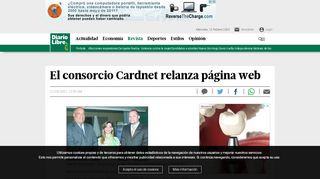 
                            7. El consorcio Cardnet relanza página web - Diario Libre