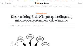
                            11. El curso de inglés de Wlingua quiere llegar a 5 millones de personas ...