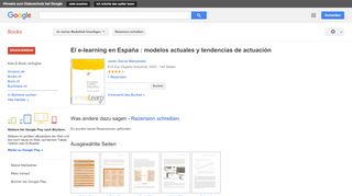 
                            9. El e-learning en España: modelos actuales y tendencias de actuación