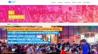 
                            10. El Evento – Campus Party México