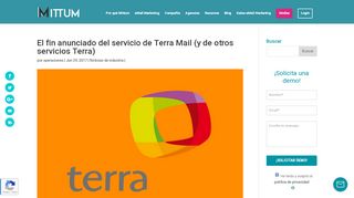 
                            8. El fin anunciado del servicio de Terra Mail (y de otros servicios Terra)