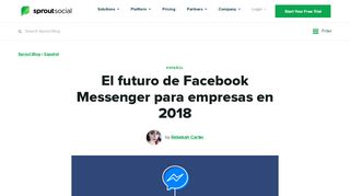 
                            11. El futuro de Facebook Messenger para empresas en 2018