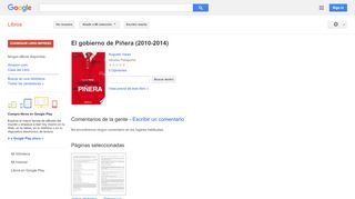 
                            13. El gobierno de Piñera (2010-2014)