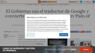 
                            10. El Gobierno usa el traductor de Google y convierte a Dolores del ...