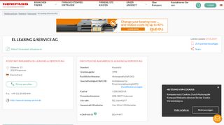 
                            13. El Leasing & Service Ag - Hannover 30159 (Hanovre), Ubbenstr. 15