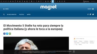 
                            7. El Movimento 5 Stelle ha roto para siempre la política italiana (y ahora ...