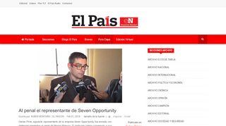 
                            11. El País - Noticias Tarija Bolivia - Al penal el representante de Seven ...