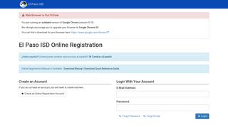 
                            4. El Paso ISD Online Registration