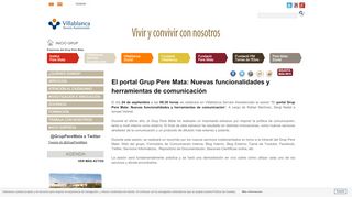 
                            4. El portal Grup Pere Mata: Nuevas funcionalidades y herramientas de ...