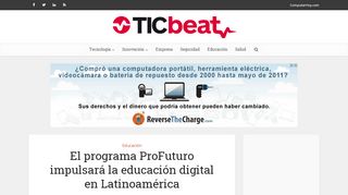 
                            8. El programa ProFuturo impulsará la educación digital en Latinoamérica