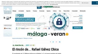 
                            9. El rincón de... Rafael Gálvez Chica - La Opinión de Málaga