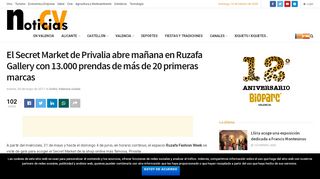 
                            13. El Secret Market de Privalia abre mañana en Ruzafa Gallery con ...
