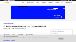 
                            10. El Seif Engineering Contracting Company Limited (ESEC) - Zawya