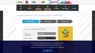 
                            1. El sitio web oficial de Pokémon | Pokemon.es - Pokémon Trainer Club